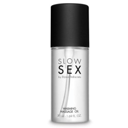 BIJOUX - OLIO DA MASSAGGIO SLOW SEX EFFETTO CALORE 50 ML - BIJOUX SLOW SEX - Coadiuvanti Massaggi | erosidea.com