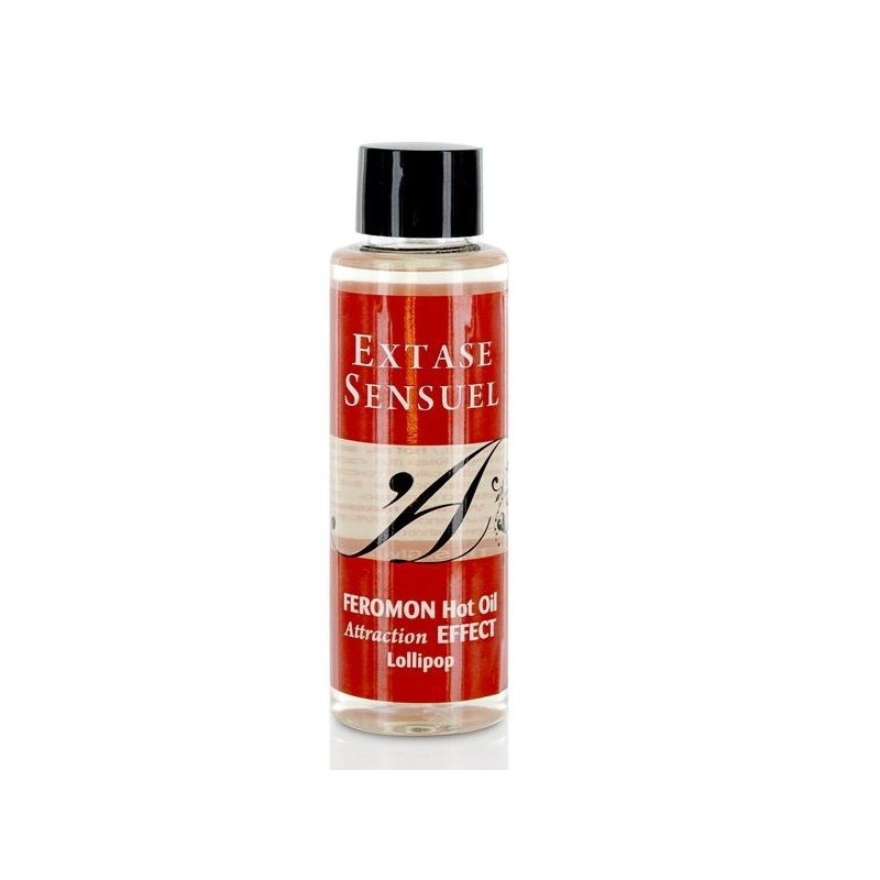 EXTASE SENSUAL - OLIO DA MASSAGGIO EFFETTO CALORE AI FEROMONI PIRULET 100 ML - EXTASE SENSUAL - Coadiuvanti Massaggi | erosidea.com