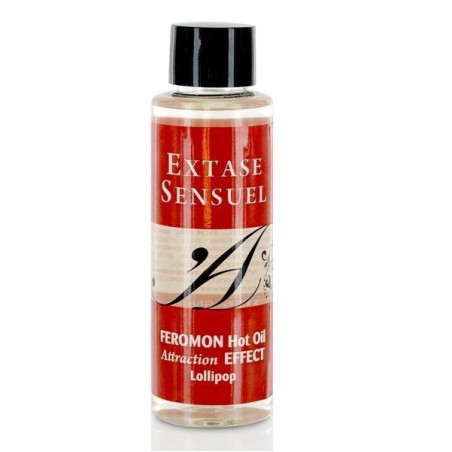 EXTASE SENSUAL - OLIO DA MASSAGGIO EFFETTO CALORE AI FEROMONI PIRULET 100 ML - EXTASE SENSUAL - Coadiuvanti Massaggi | erosidea.com