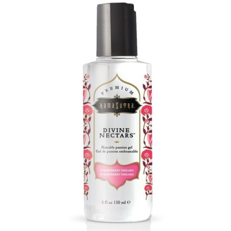 KAMASUTRA - DIVINE NECTARS LUBRIFICANTE SOGNO DI FRAGOLA 150 ML - KAMASUTRA COSMETICS - Lubrificanti Aromatizzati | erosidea.com