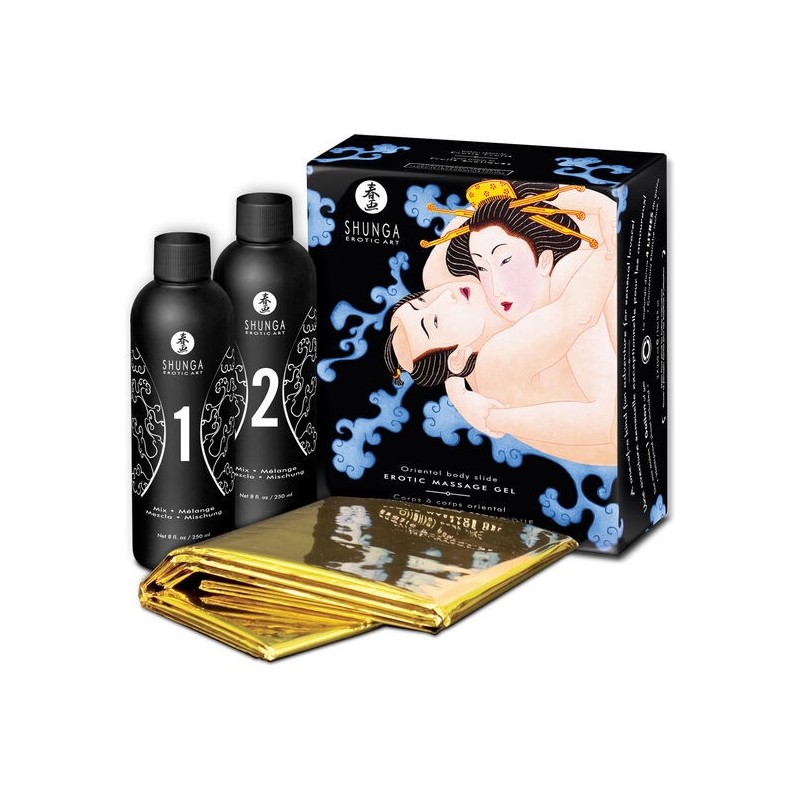 GEL DA MASSAGGIO EROTICO CORPO A CORPO ORIENTALE AI FRUTTA ESOTICI - SHUNGA KITS - Coadiuvanti Massaggi | erosidea.com