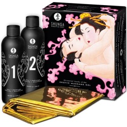 GEL DA MASSAGGIO EROTICO CORPO A CORPO FRAGOLE E CAVA - SHUNGA KITS - Coadiuvanti Massaggi | erosidea.com