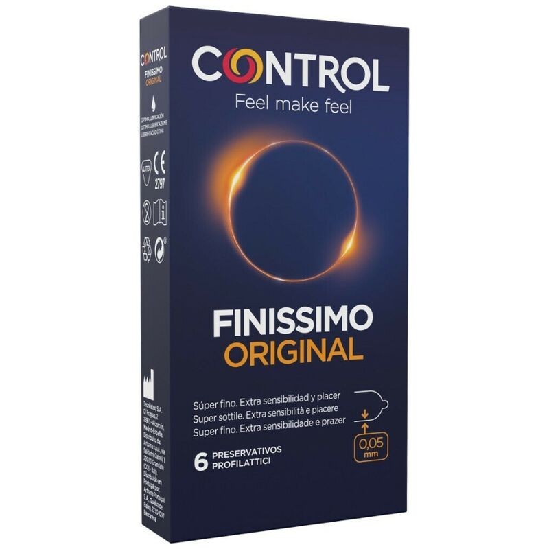 PRESERVATIVI LATTICE SOTTILI 6 PZ - CONTROL CONDOMS - Preservativi Stimolanti | erosidea.com