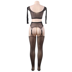 QUEEN LINGERIE - TOP BODYSTOCKING MANICA LUNGA S/L - QUEEN LINGERIE - Promozioni Erosidea | erosidea.com