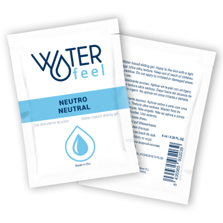 WATERFEEL - GEL SCORREVOLE NEUTRO A BASE ACQUA 6 ML - WATERFEEL - Lubrificanti base Acqua | erosidea.com