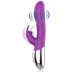 VIBRATORE FUN FUNCTION RABBIT DOUBLE TAPPING COMBI - FUN FUNCTION - Vibratori Rabbit | erosidea.com