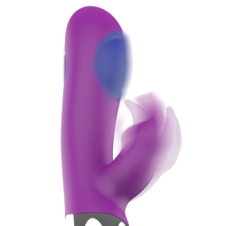 VIBRATORE FUN FUNCTION RABBIT DOUBLE TAPPING COMBI - FUN FUNCTION - Vibratori Rabbit | erosidea.com