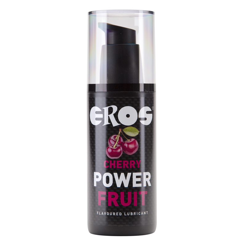 LUBRIFICANTE AL GUSTO DI FRUTTA EROS CHERRY POWER 125 ML - EROS POWER LINE - Lubrificanti Aromatizzati | erosidea.com