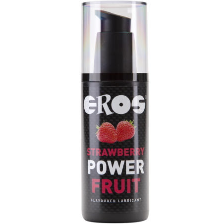 EROS POWER LINE - LUBRIFICANTE AL GUSTO DI FRUTTA FRAGOLA 125 ML - EROS POWER LINE - Lubrificanti Aromatizzati | erosidea.com