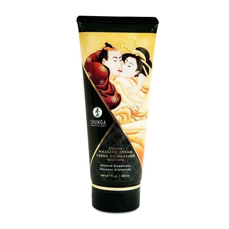 CREMA DA MASSAGGIO ALLE MANDORLE DOLCI 200 ML - SHUNGA MASSAGE CREAM - Coadiuvanti Massaggi | erosidea.com