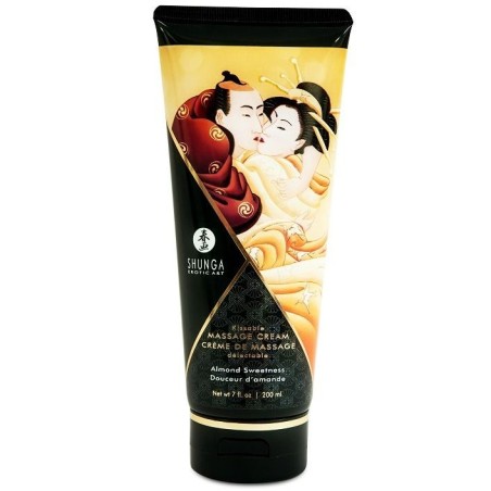 CREMA DA MASSAGGIO ALLE MANDORLE DOLCI 200 ML - SHUNGA MASSAGE CREAM - Coadiuvanti Massaggi | erosidea.com