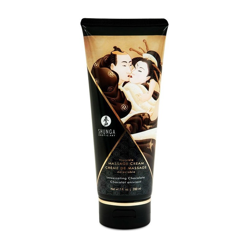 CREMA DA MASSAGGIO AL CIOCCOLATO 200 ML - SHUNGA MASSAGE CREAM - Coadiuvanti Massaggi | erosidea.com