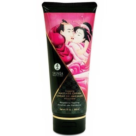 CREMA DA MASSAGGIO AL LAMPONE 200 ML - SHUNGA MASSAGE CREAM - Coadiuvanti Massaggi | erosidea.com