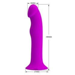 VIBRATORE MURRAY E STIMOLATORE DEL PUNTO G VIOLA - PRETTY LOVE FLIRTATION - Vibratori G-Spot | erosidea.com