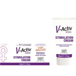 HOT - V-ACTIV CREMA STIMOLANTE DONNA 50ML - HOT - Stimolanti | erosidea.com