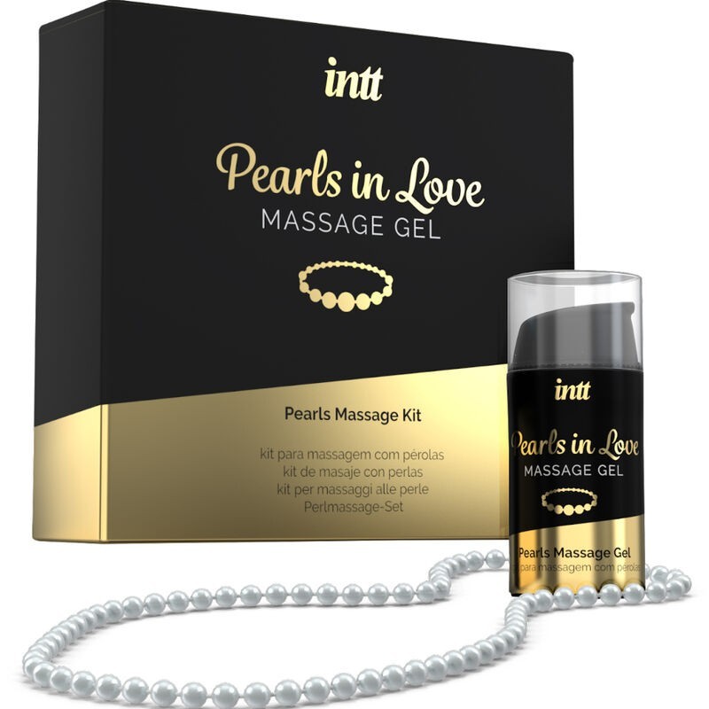 INTT MASSAGE & ORAL SEX - PERLE INNAMORATE CON COLLANA DI PERLE E GEL DI SILICONE - INTT MASSAGE & ORAL SEX - Lubrificanti Classici | erosidea.com