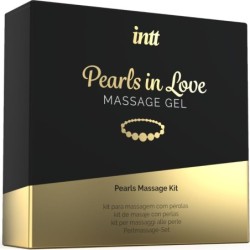 INTT MASSAGE & ORAL SEX - PERLE INNAMORATE CON COLLANA DI PERLE E GEL DI SILICONE - INTT MASSAGE & ORAL SEX - Lubrificanti Classici | erosidea.com