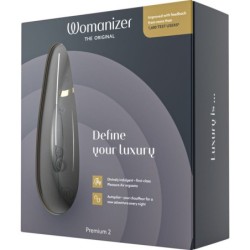 WOMANIZER - PREMIUM 2 STIMOLATORE CLITORIDE NERO - WOMANIZER - Vibratori Clitoride | erosidea.com