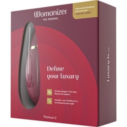 WOMANIZER - PREMIUM 2 STIMOLATORE CLITORIDE BORDEAUX - WOMANIZER - Vibratori Clitoride | erosidea.com