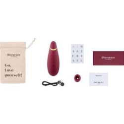 WOMANIZER - PREMIUM 2 STIMOLATORE CLITORIDE BORDEAUX - WOMANIZER - Vibratori Clitoride | erosidea.com