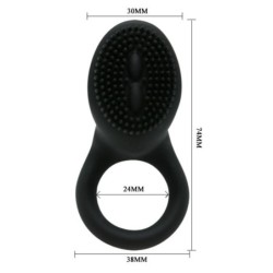 VIBRATORE ANELLO COBRA NERO - PRETTY LOVE MALE - Vibratori | erosidea.com