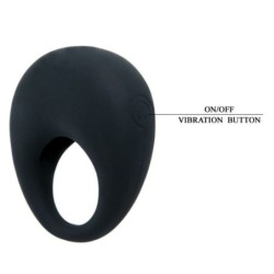 VIBRATORE ANELLO TRAP NERO - PRETTY LOVE MALE - Vibratori | erosidea.com