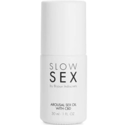 BIJOUX - SLOW SEX OLIO DA MASSAGGIO SESSUALE CON CBD 30 ML - BIJOUX SLOW SEX - Coadiuvanti Massaggi | erosidea.com