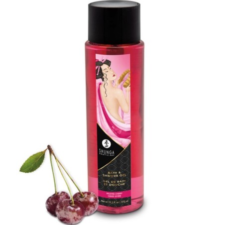 GEL BAGNO DOCCIA CILIEGIA SATINATA 370 ML - SHUNGA BATH EXPERIENCE - Lubrificanti Aromatizzati | erosidea.com