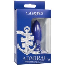 VIBRATORE CALEXOTICS ADMIRAL PLUG ANALE TORPEDO BLU - CALEXOTICS - Plug e Catene Anali | erosidea.com