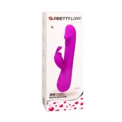 VIBRATORE FLIRTAZIONE CON RABBIT CLEMENTE - PRETTY LOVE FLIRTATION - Vibratori Rabbit | erosidea.com