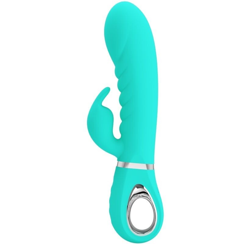 VIBRATORE MULTIFUNZIONE G-SPOT PRESCOTT VERDE ACQUA - PRETTY LOVE FLIRTATION - Vibratori G-Spot | erosidea.com