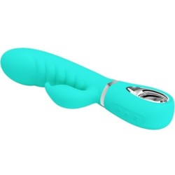 VIBRATORE MULTIFUNZIONE G-SPOT PRESCOTT VERDE ACQUA - PRETTY LOVE FLIRTATION - Vibratori G-Spot | erosidea.com