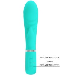 VIBRATORE MULTIFUNZIONE G-SPOT PRESCOTT VERDE ACQUA - PRETTY LOVE FLIRTATION - Vibratori G-Spot | erosidea.com