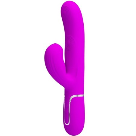 VIBRATORE MULTIFUNZIONE PERLITA 3 IN 1 G-SPOT VIOLA - PRETTY LOVE FLIRTATION - Vibratori G-Spot | erosidea.com