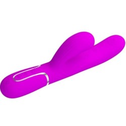 VIBRATORE MULTIFUNZIONE PERLITA 3 IN 1 G-SPOT VIOLA - PRETTY LOVE FLIRTATION - Vibratori G-Spot | erosidea.com