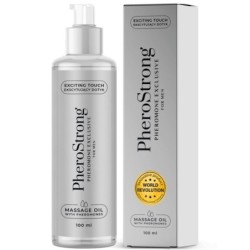 INEBRIANTE OLIO DA MASSAGGIO ESCLUSIVO PER UOMINI 100 ML - PHEROSTRONG - Coadiuvanti Massaggi | erosidea.com