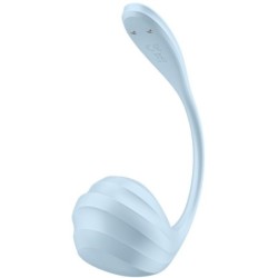 STIMOLATORE PUNTO G PETALE LISCIO SKY BLUE APP GRATUITA - SATISFYER PARTNER - Vibratori G-Spot | erosidea.com