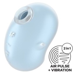 VIBRATORE CUTIE GHOST LAY-ON AZZURRO - SATISFYER LAYONS - Vibratori | erosidea.com