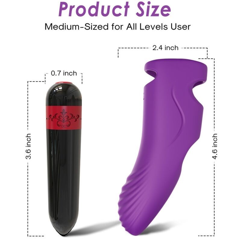 VIBRATORE AURORA FINGER VIOLA - ARMONY VIBRATORS - Vibratori | erosidea.com