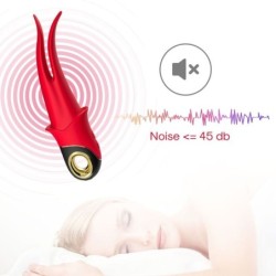 VIBRATORE OMBRA DOPPIA TESTA ROSSO - ARMONY VIBRATORS - Vibratori | erosidea.com