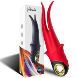 VIBRATORE OMBRA DOPPIA TESTA ROSSO - ARMONY VIBRATORS - Vibratori | erosidea.com