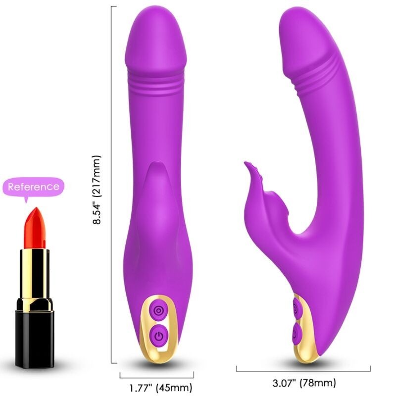 AMANTE SUCCHIA CLITORIDE VIBRANTE E IL PUNTO G VIOLA - ARMONY STIMULATORS - Vibratori G-Spot | erosidea.com