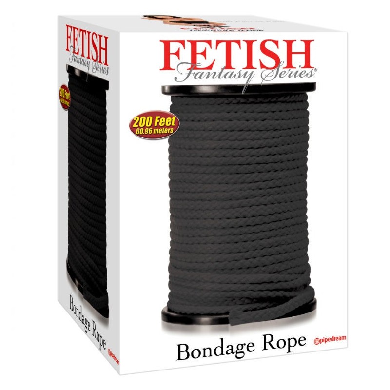 FETISH FANTASY SERIES - CORDA BONDAGE SERIE NERA 60,96 METRI - FETISH FANTASY SERIES - Corde e Nastri | erosidea.com