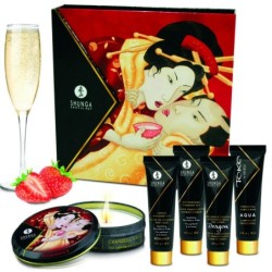 KIT SEGRETO GEISHA FRAGOLE E CAVA - SHUNGA KITS - Stimolanti | erosidea.com