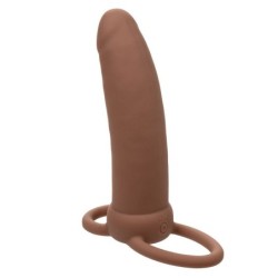 CALEXOTICS - MAXX THICK DUAL PENETRATOR 10 VIBRAZIONI MARRONE - CALEXOTICS - Guaine e Prolunghe | erosidea.com