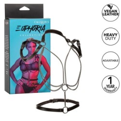 CALEXOTICS - EUPHORIA MULTICHAIN HALTER HARNESS PREMIUM - CALEXOTICS - Bondage | erosidea.com