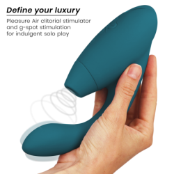 WOMANIZER - STIMOLATORE G-SPOT DUO 2 BLU PETROL - WOMANIZER - Vibratori G-Spot | erosidea.com