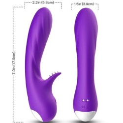 VIBRATORE ROMANCE CON STIMOLATORE VIOLA - ARMONY VIBRATORS - Vibratori | erosidea.com