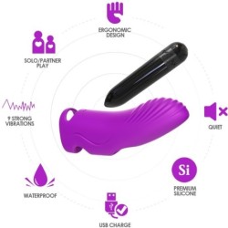 VIBRATORE AURORA FINGER FUCSIA - ARMONY VIBRATORS - Vibratori | erosidea.com