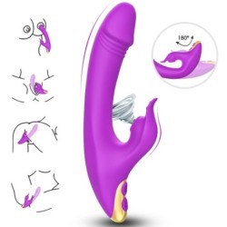 AMANTE SUCCHIA CLITORIDE VIBRANTE E IL PUNTO G VIOLA - ARMONY STIMULATORS - Vibratori G-Spot | erosidea.com